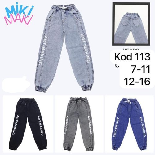 Джинсы Miki Maki (7-11) 113 l.blue (деми) Miki Maki 113 l.blue