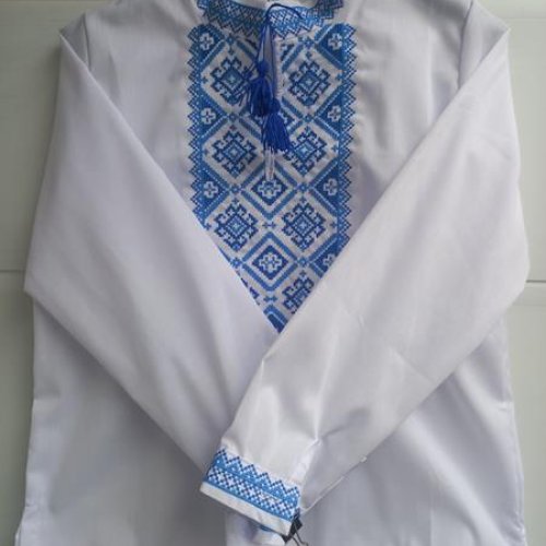 Вышиванка Miki Maki (122-140) MM15 white (деми) Miki Maki MM15 white