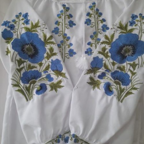 Вышиванка Miki Maki (5-14) MM17 white (деми) Miki Maki MM17 white