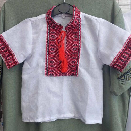 Вышиванка Miki Maki (86-122) MM6 white (лето) Miki Maki MM6 white