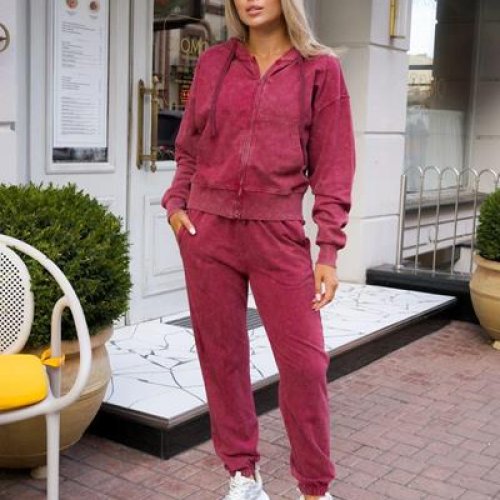 Костюм спорт Little Secret (S-L) 500085 wine (деми) Little Secret 500085 wine