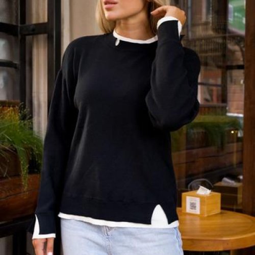 Свитер Little Secret (one size) F603 black (деми) Little Secret F603 black