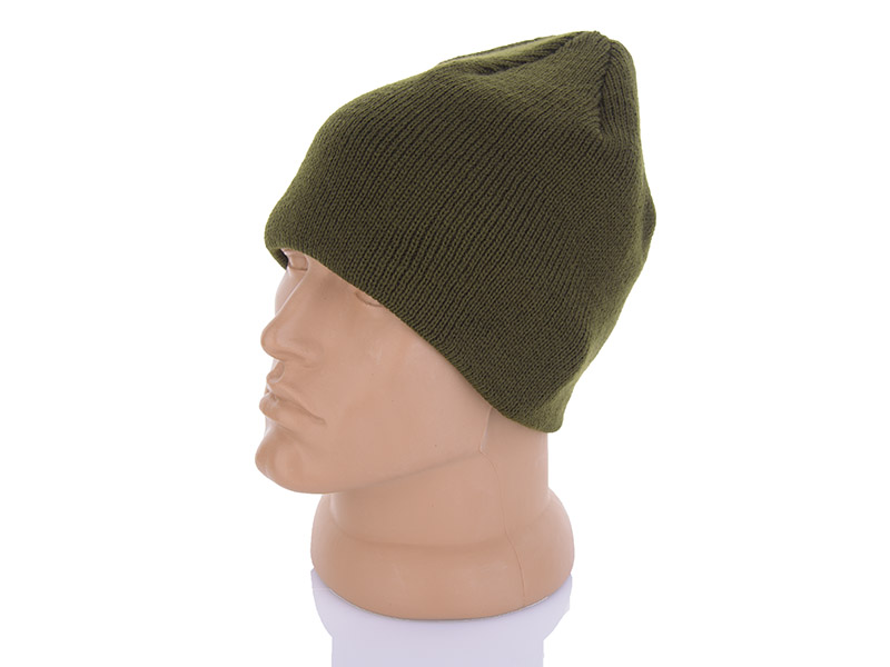 Шапка Viola (56-60) Шапка в’язана хакі фліс (зима)