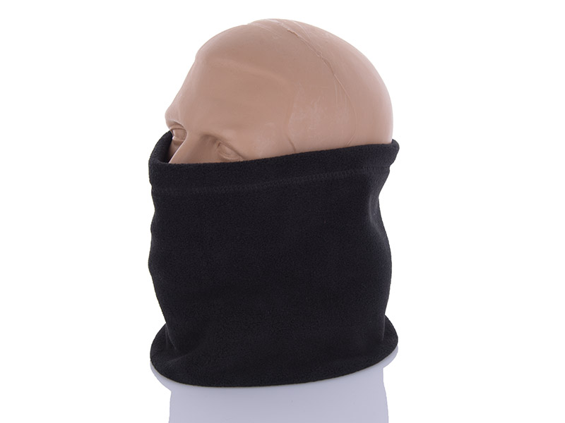 Баф Viola (one size) Баф флис 1-1 чорний (зима)