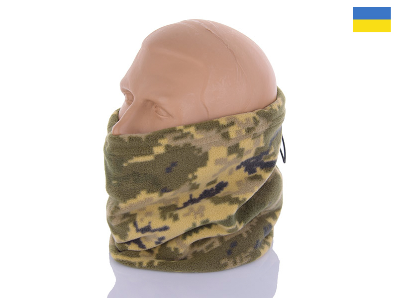 Баф Viola (One size) B001 пиксель (з затяжкою) (зима)