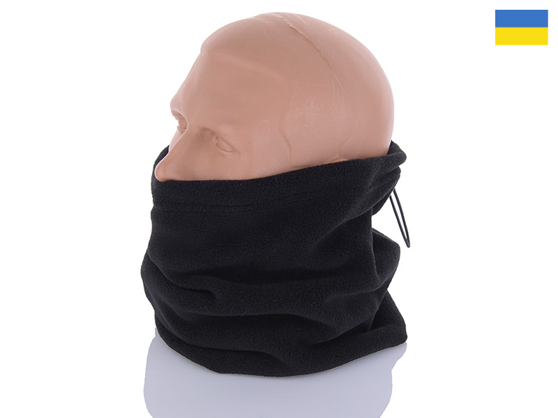 Баф Viola (One size) B003 black (з затяжкою) (зима)