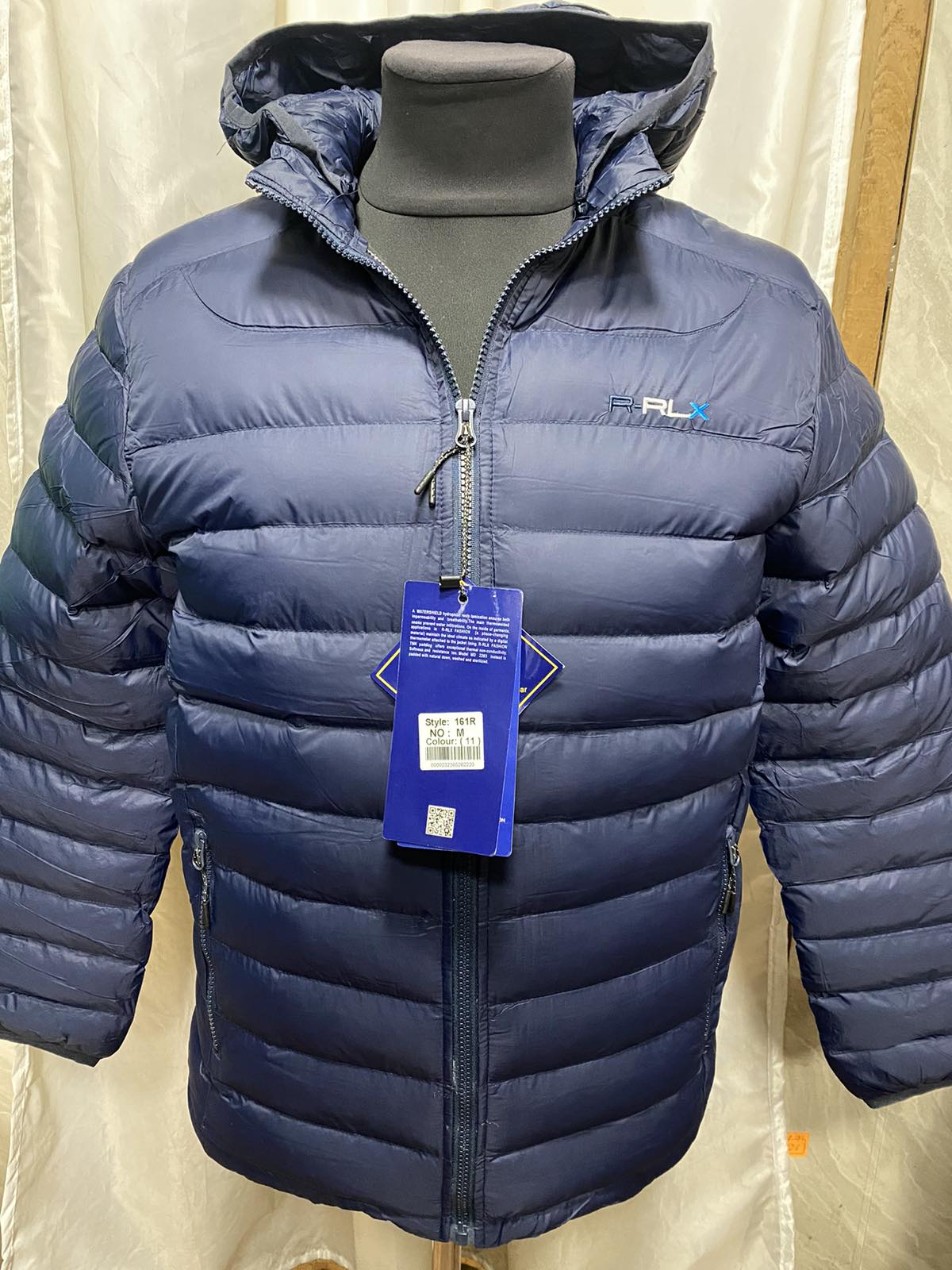 Куртка RLX (M-3XL) 161 blue (деми)