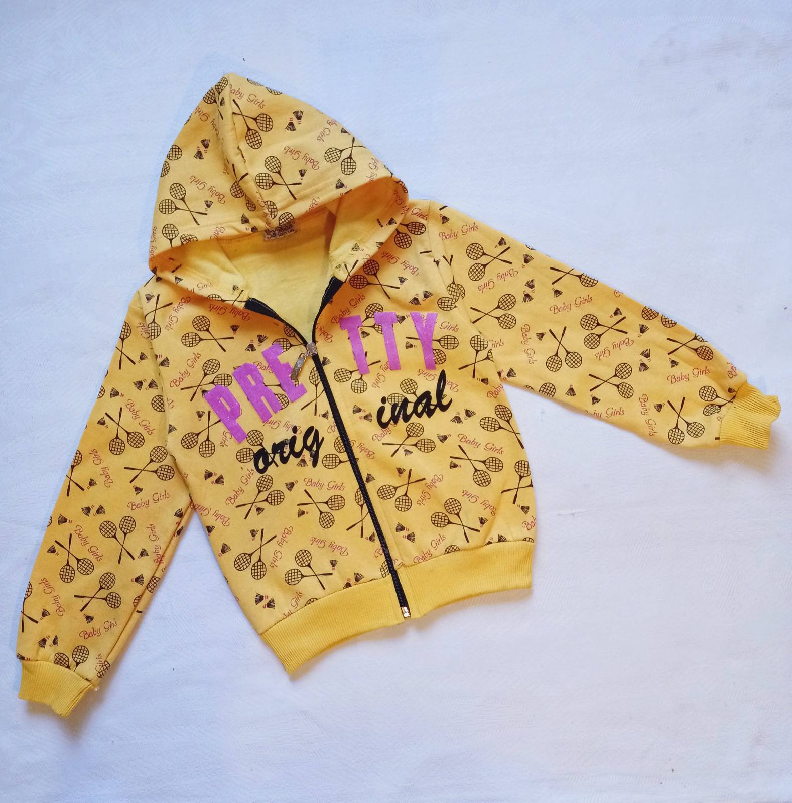 Кофта спорт Malibu2 (8-12) 16625 yellow (зима)