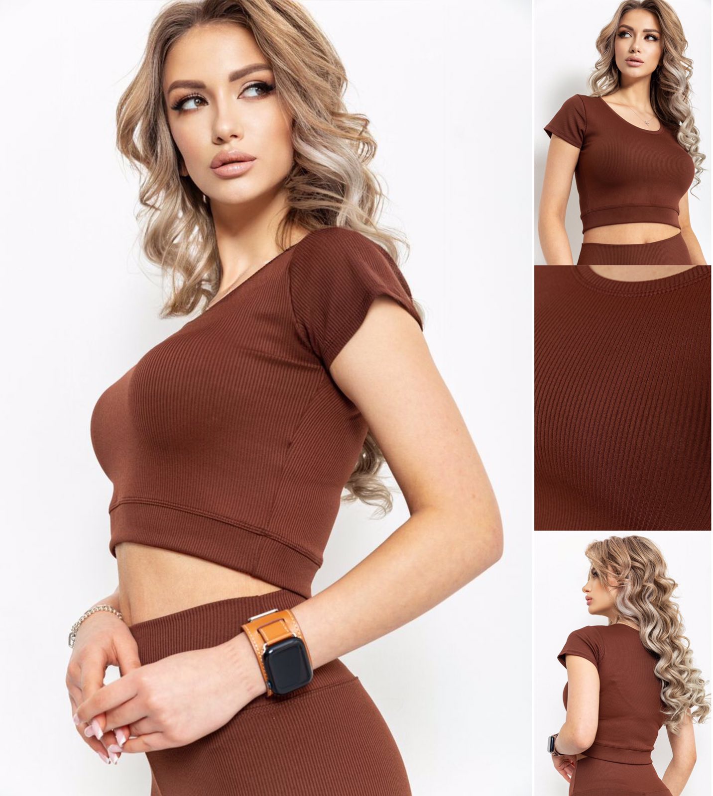 Топ Relaxwear (S-XL) 253 brown (лето)