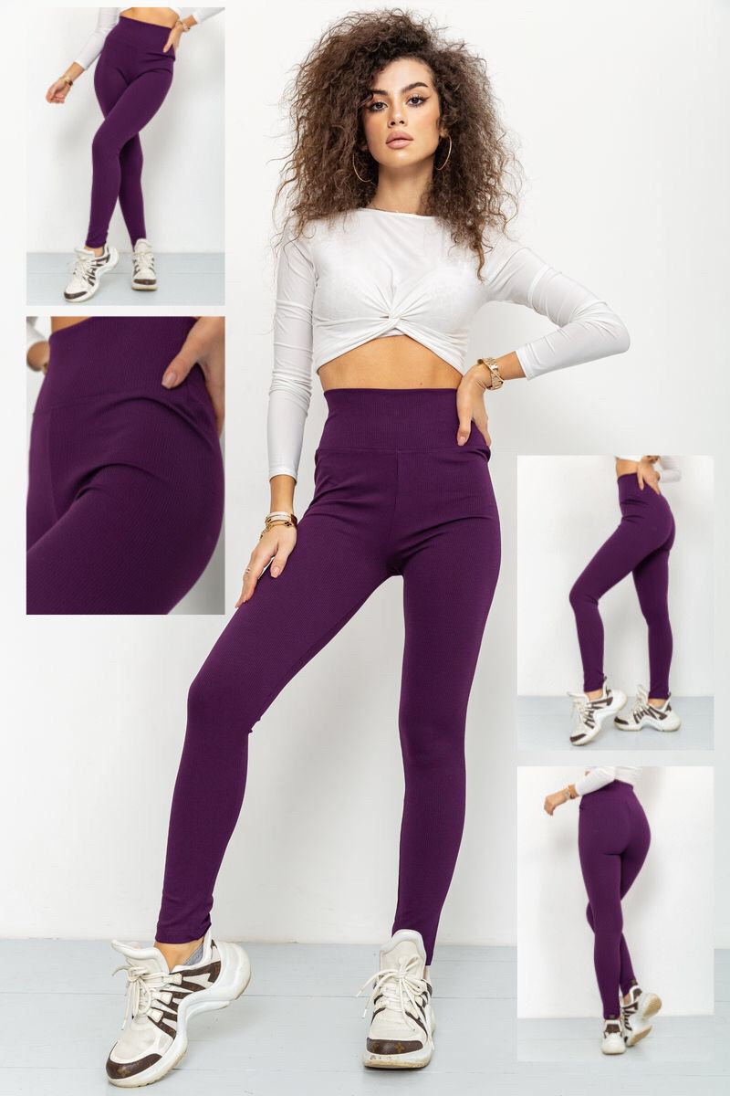 Лосины Relaxwear (S-XL) 316 purple (деми)