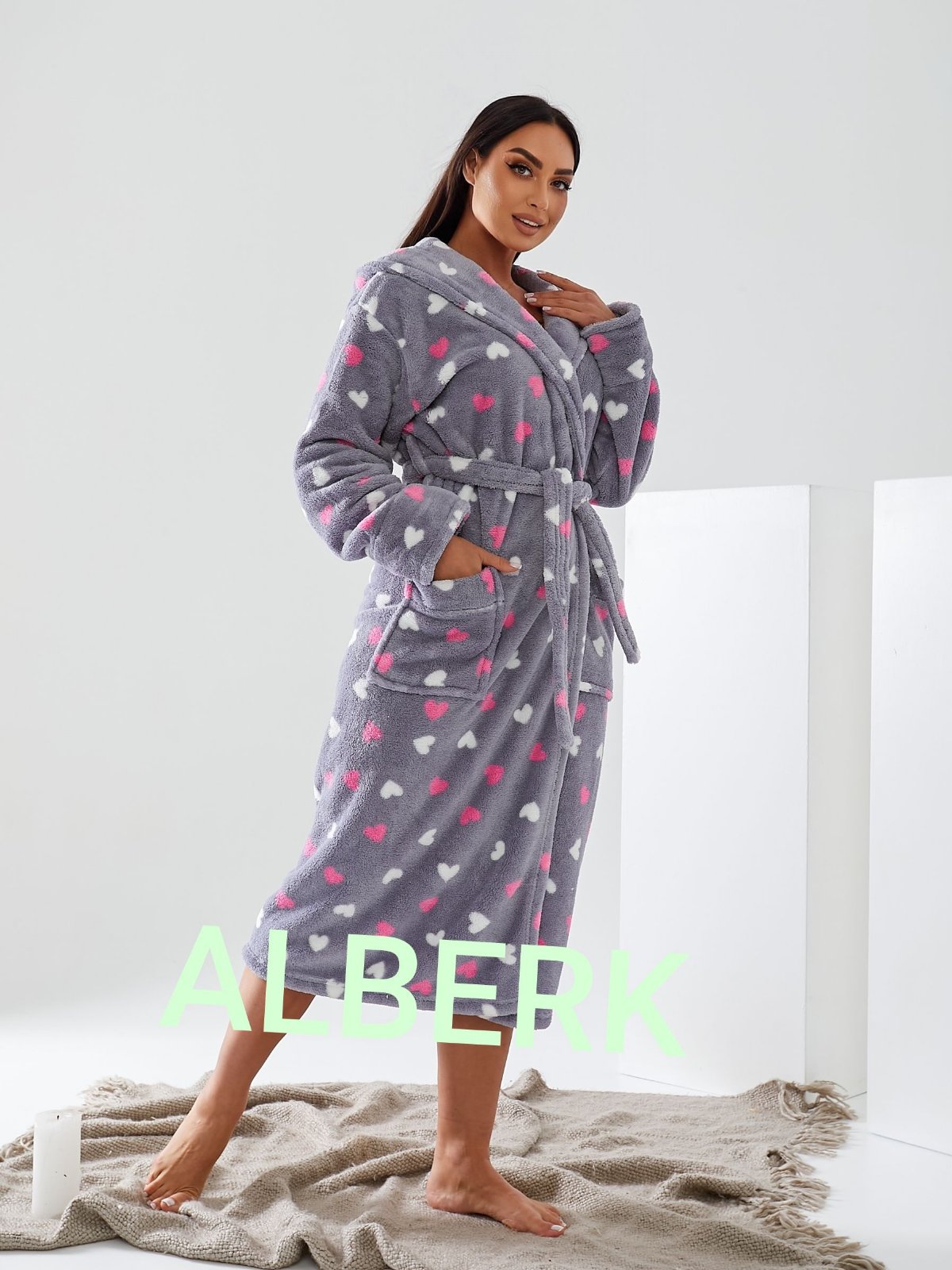Халат Alberk (50-54) 71 grey (зима)