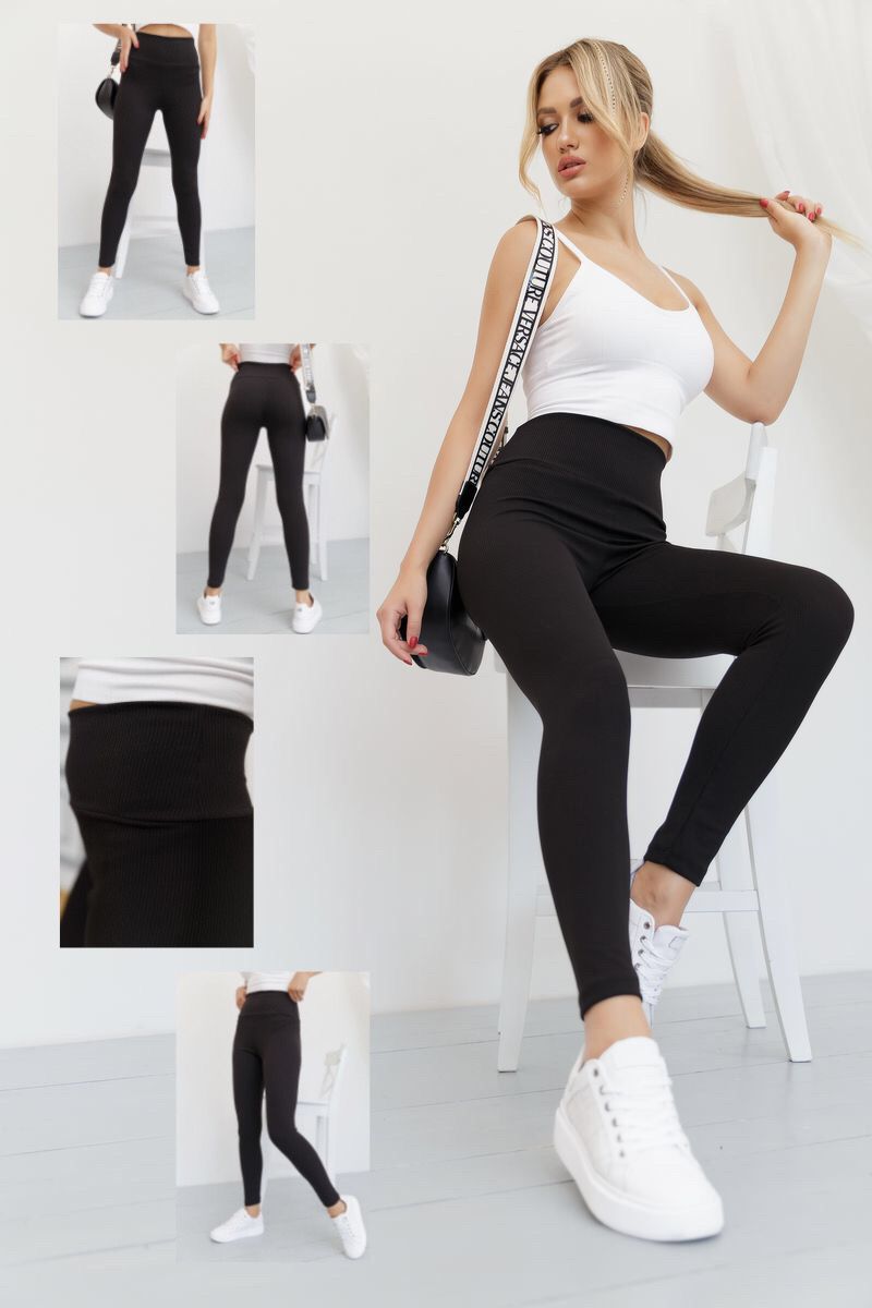 Лосины Relaxwear (S-XL) 341 black (деми)