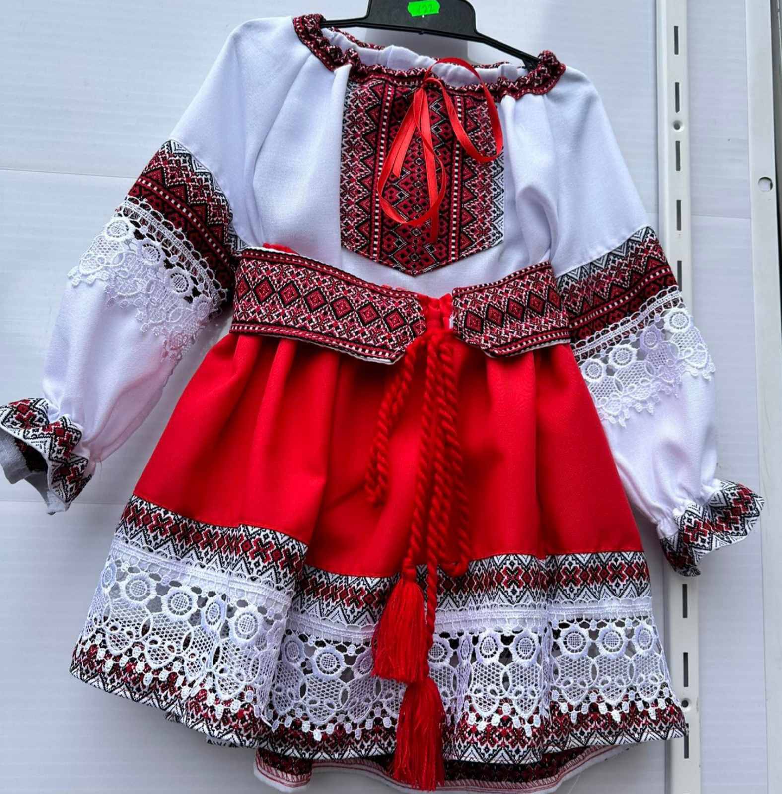 Костюм Кузя (104-122) 009 white-red (деми)