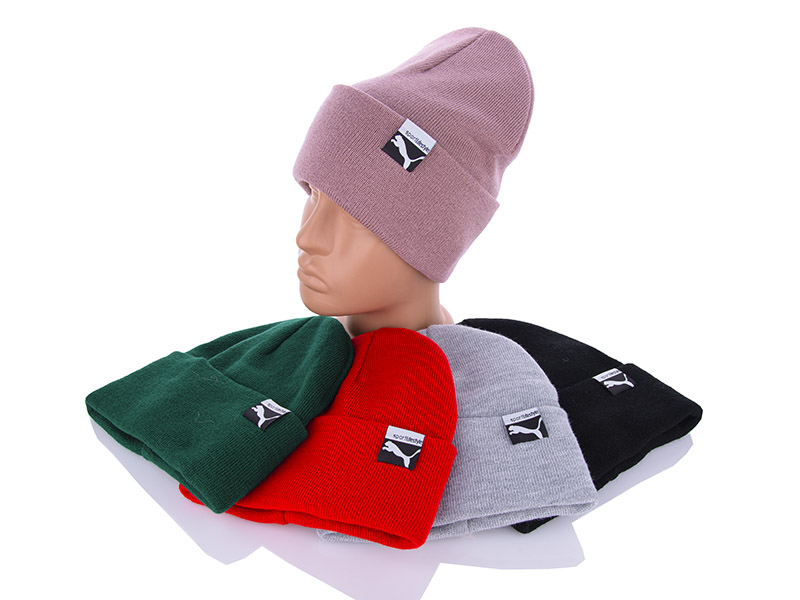 Шапка Viola (54-58) Шапка 4 топор.фліс mix (зима)