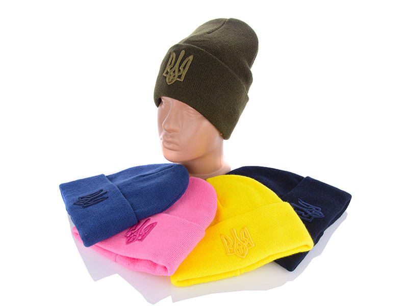 Шапка Viola (54-58) HN03 тризуб mix (зима)