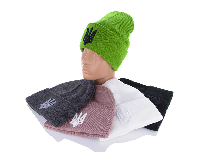 Шапка Viola (54-58) HN04 тризуб mix (зима)