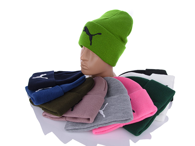 Шапка Viola (54-58) AS8-1 топор.вишивка mix (зима)