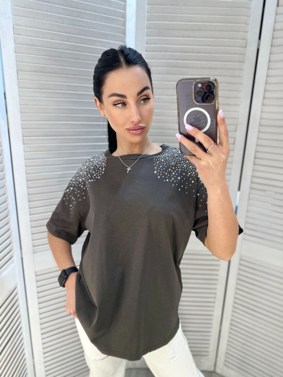 Футболка Legend Group (42-48) 019 d.grey (лето)