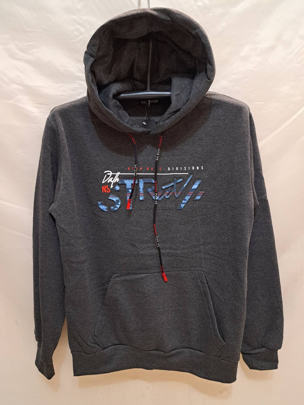 Худи Giang (M-3XL) 2316 grey (зима)