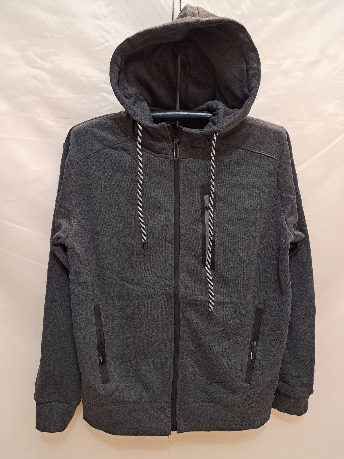 Кофта спорт Giang (M-3XL) 2322A d.grey (зима)