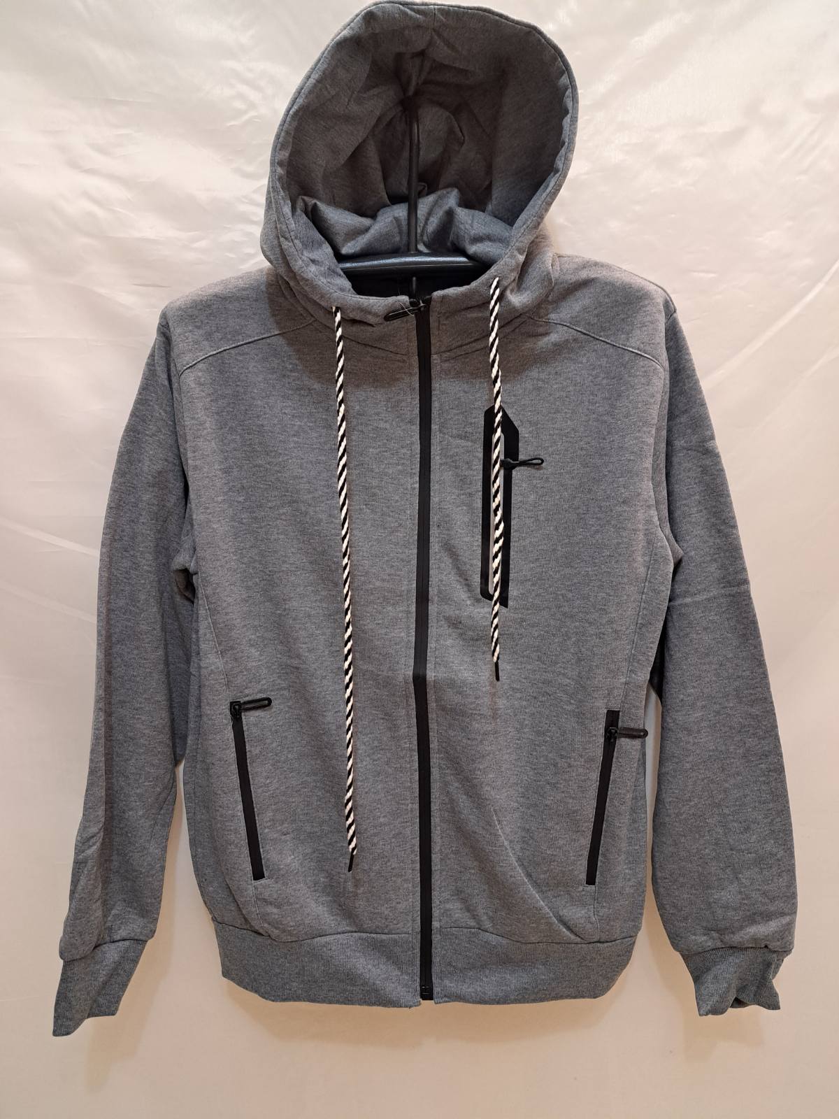 Кофта спорт Giang (M-3XL) 2322A grey (зима)