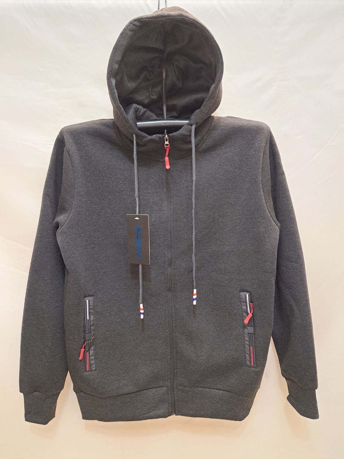 Кофта спорт Giang (M-3XL) A5252 grey (зима)