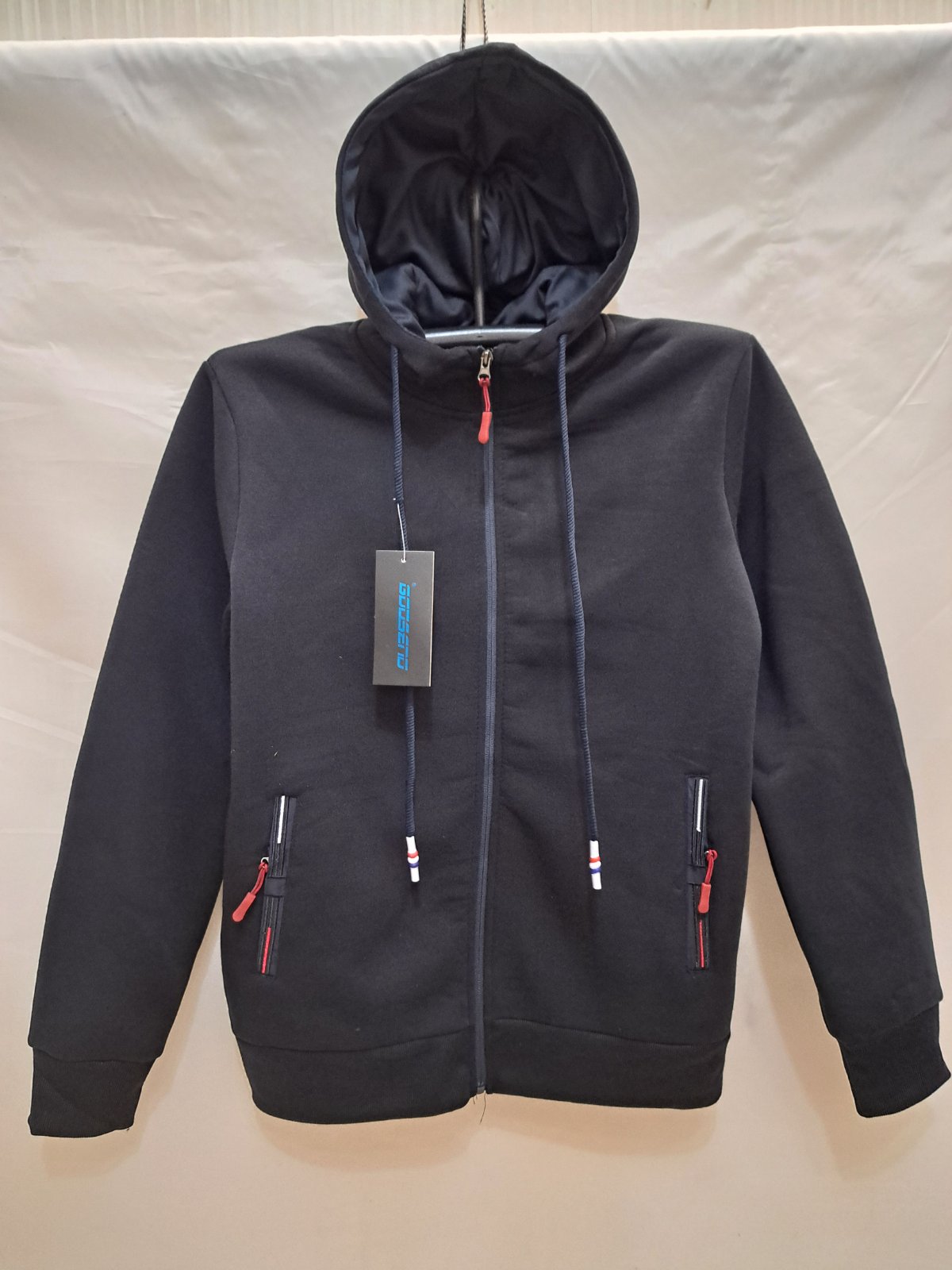 Кофта спорт Giang (M-3XL) A5252 navy (зима)