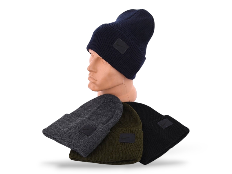 Шапка КОРОЛЕВА (one size) 10-05M двойна mix (деми)