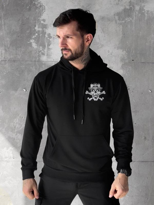 Худи Madoka (M-3XL) 424 black (деми)