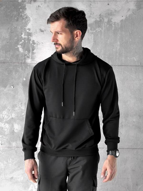 Худи Madoka (M-3XL) 452 black (деми)