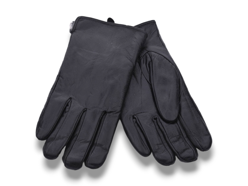 Перчатки КОРОЛЕВА (11-13) 0533A шк-кролик black (зима)