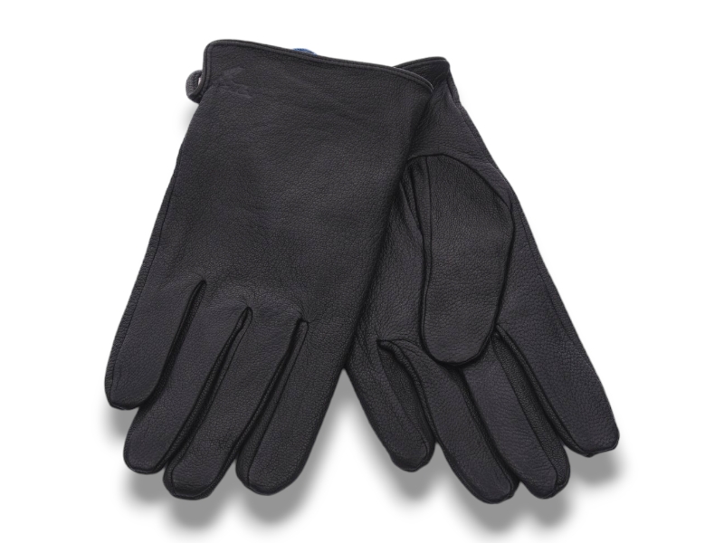 Перчатки КОРОЛЕВА (11-13) 0533A шк-олень вовна black (зима)