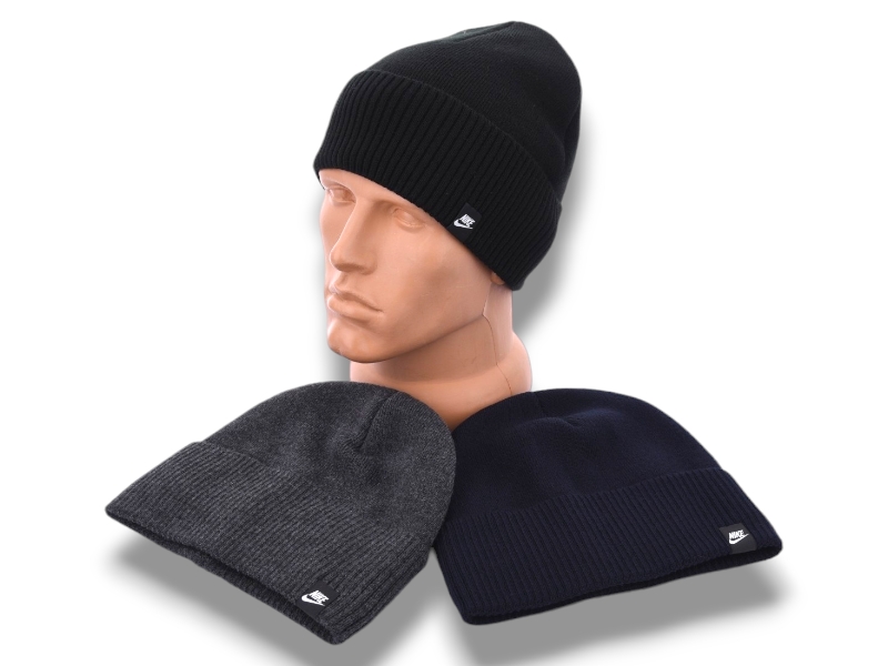 Шапка КОРОЛЕВА (56-58) 17-02 відворот mix (зима)