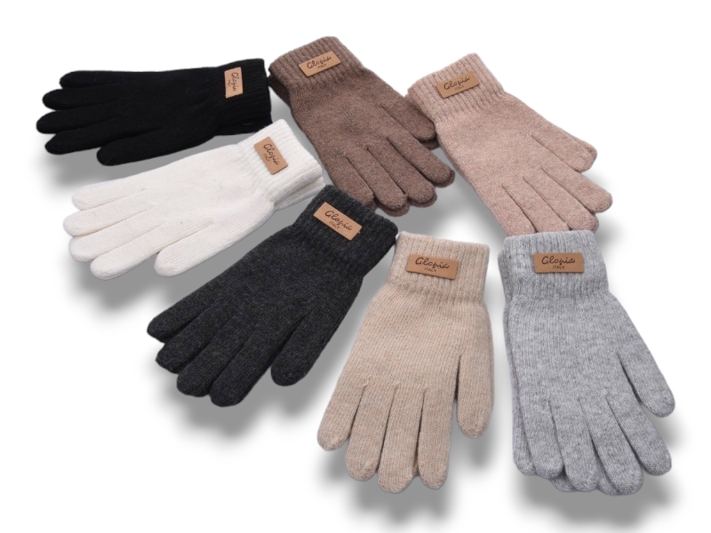 Перчатки КОРОЛЕВА (one size) 2007Ж одинар.mix (зима)