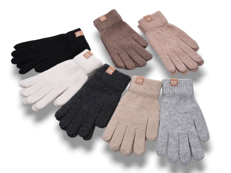 Перчатки КОРОЛЕВА (One size) 2008Ж одинар.mix (зима)