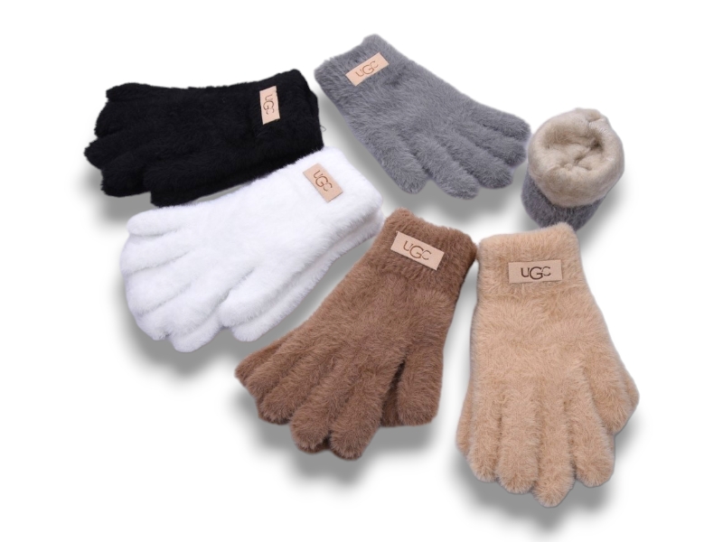 Перчатки КОРОЛЕВА (one size) 2026 норка-двойні mix (зима)