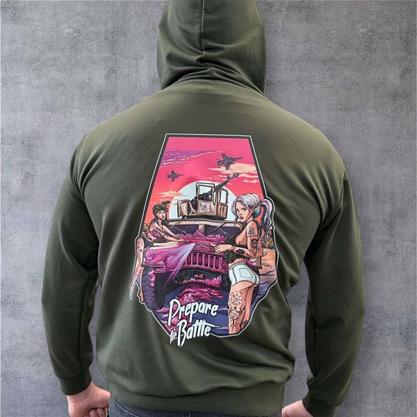 Худи Madoka (M-3XL) 457 khaki (деми)