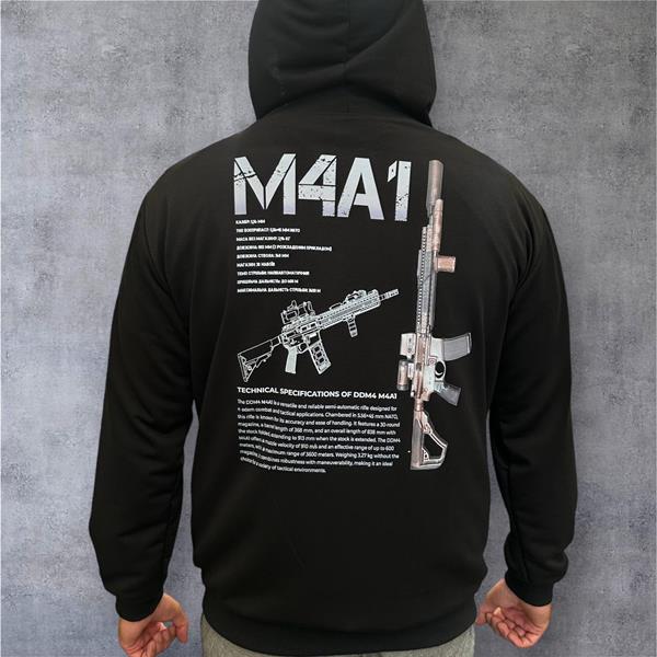 Худи Madoka (M-3XL) 469 black (деми)