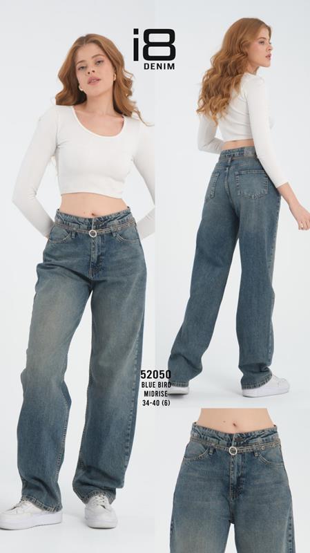 Джинсы i8denim Women (34-40) 52050 blue (деми)