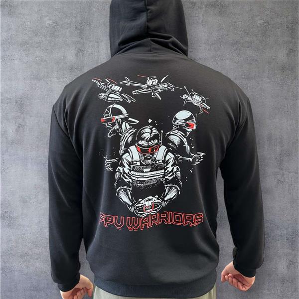 Худи Madoka (M-3XL) 482 black (деми)