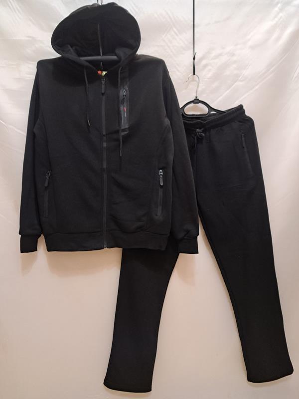 Костюм спорт Giang (M-3XL) A6603 black (зима)