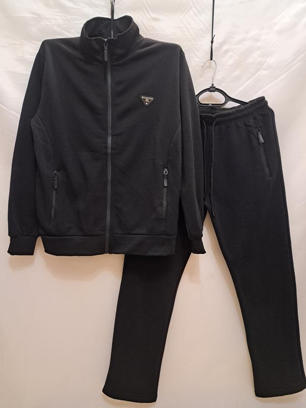 Костюм спорт Giang (M-3XL) A6611 black (зима)
