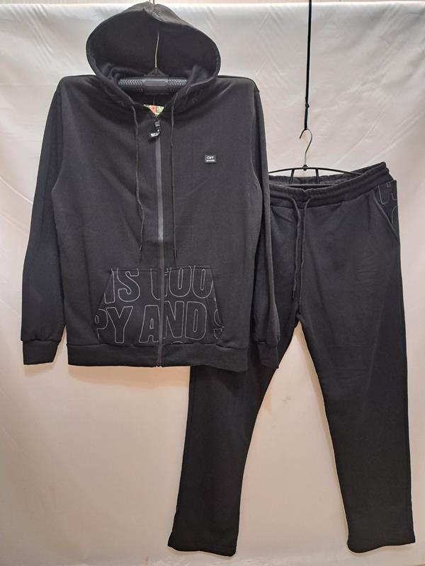 Костюм спорт Giang (3XL-7XL) B6601 black (зима)