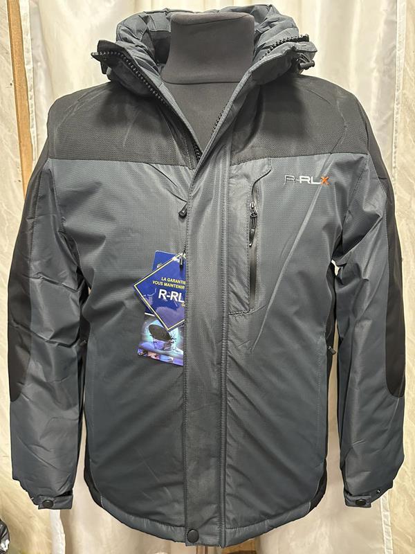Куртка RLX (M-3XL) 1022 серый (зима)