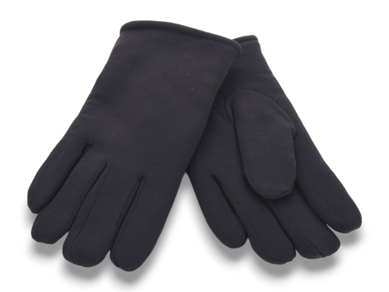 Перчатки КОРОЛЕВА (11-13) A17-1 двойні-хутро black (зима)