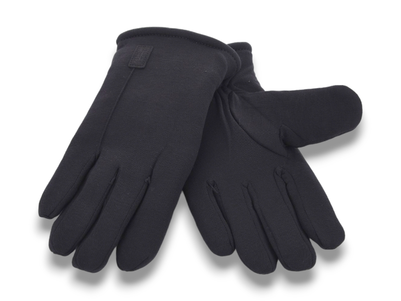 Перчатки КОРОЛЕВА (11-13) A17-2 двойні-хутро black (зима)