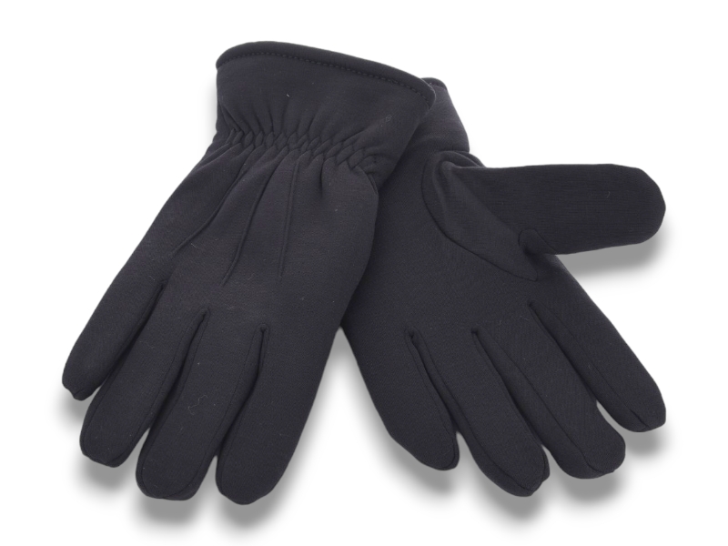 Перчатки КОРОЛЕВА (11-13) A17-4 двойні-хутро black (зима)