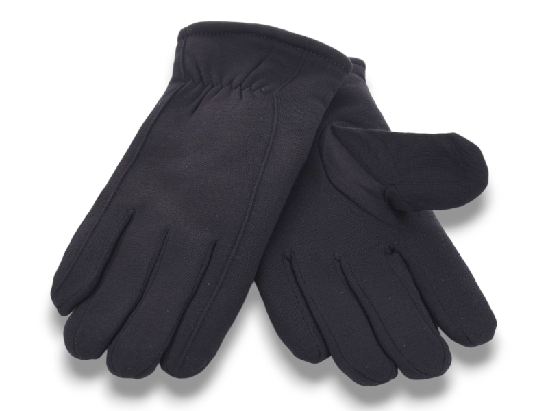 Перчатки КОРОЛЕВА (11-13) A17-5 двойні-хутро black (зима)