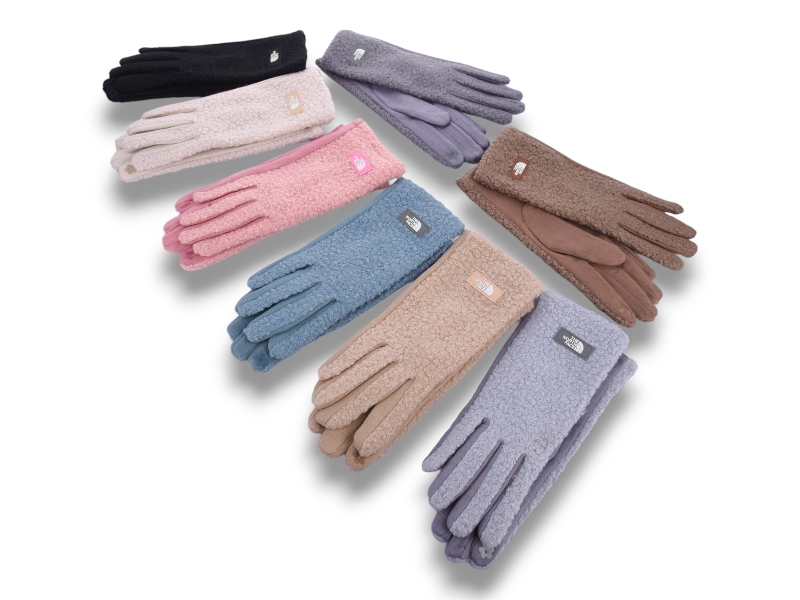 Перчатки КОРОЛЕВА (6.5-8.5) B20-2 тедді mix (зима)