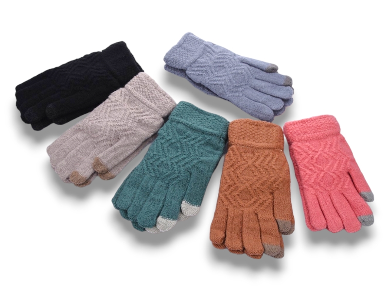 Перчатки YLZL (one size) K001 mix (зима)